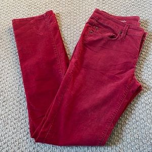 Cranberry Cords- Ann Taylor LOFT
